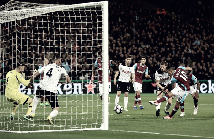 Premier League - Il Tottenham cade all'Olympic Stadium e saluta il titolo: 1-0 per il West Ham