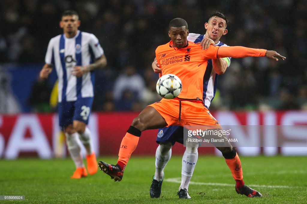Liverpool midfielder Georginio Wijnaldum is determined for Reds to 'set themselves up for the second leg' ahead of Porto clash