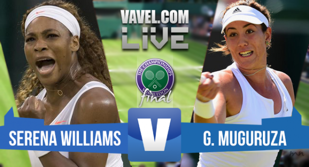 Live Williams Vs Muguruza, finale femminile Wimbledon 2015  (2-0)