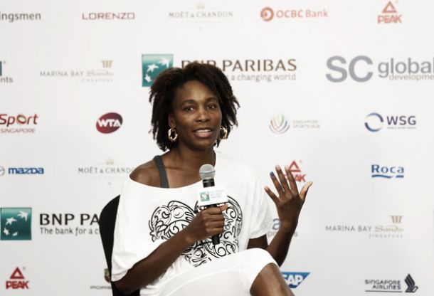 Venus Williams: "Todavía quiero estar en la cima, mi objetivo es trabajar para ganar"