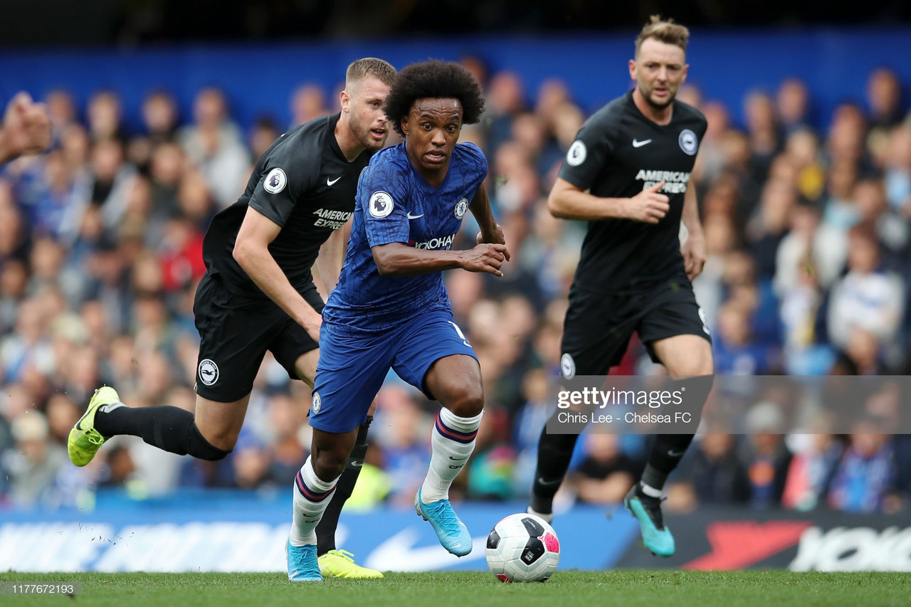 Willian sends message to Chelsea teammates after Brighton victory