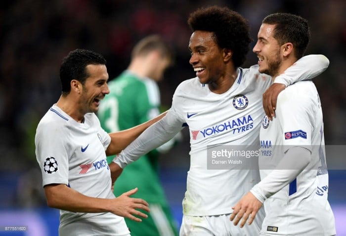 Champions League: Chelsea defeat Qarabag to reach last 16 Champions League: Chelsea defeat Qarabag to reach last 16