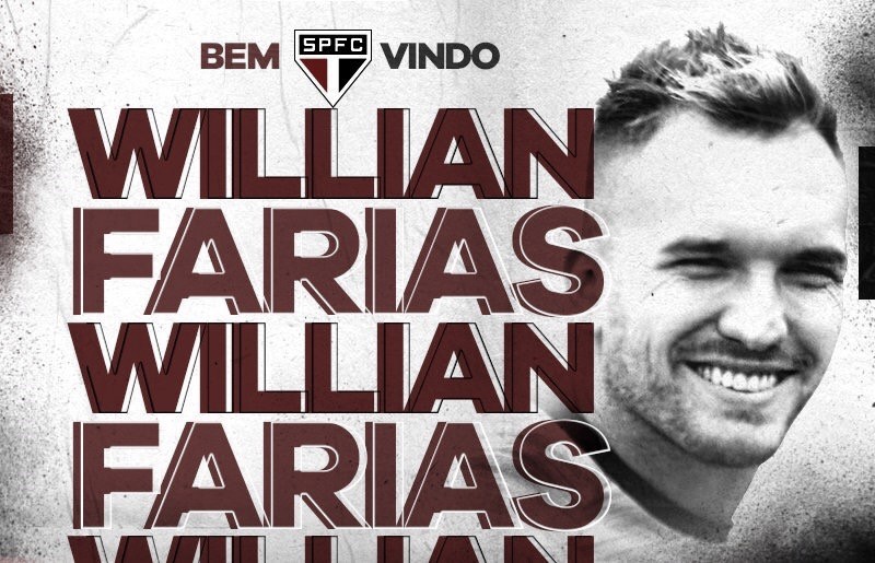 São Paulo acerta com volante Willian Farias, ex-Vitória