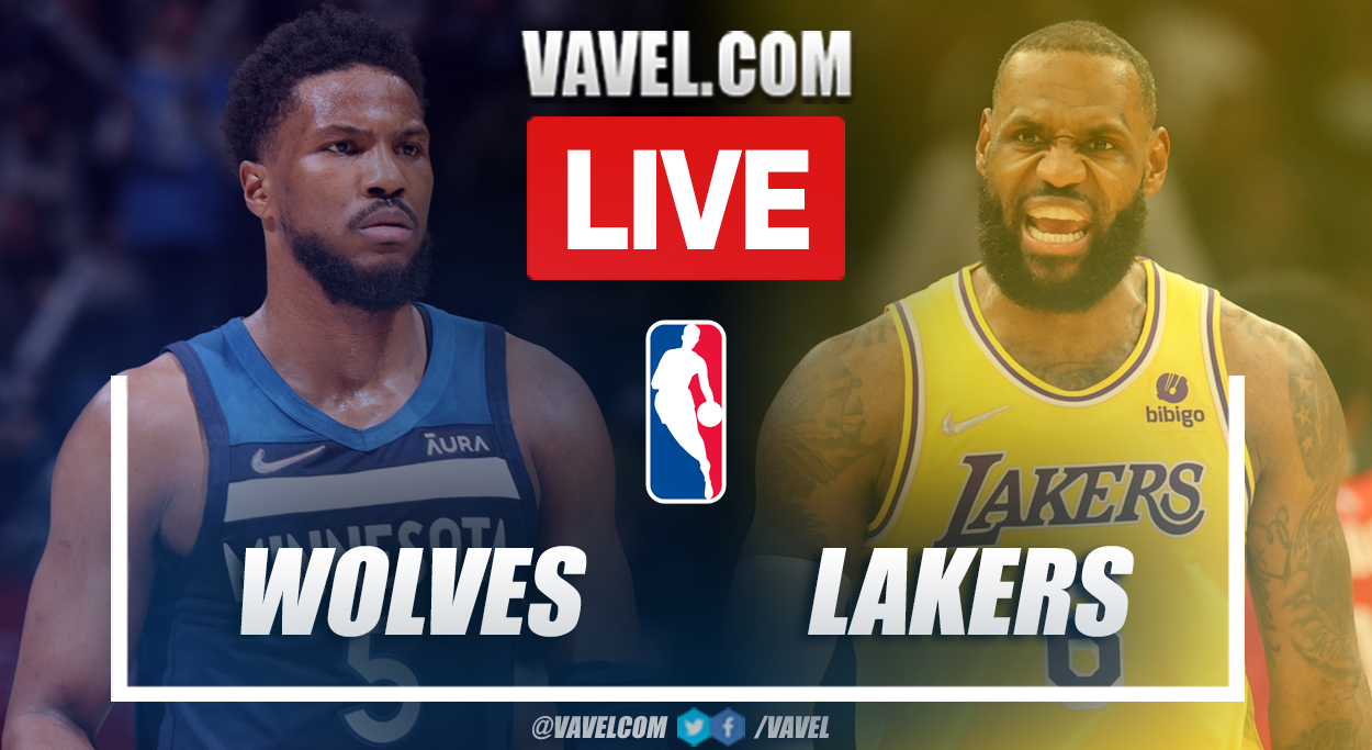 Timberwolves vs LA Lakers LIVE: Score Updates (103-108)