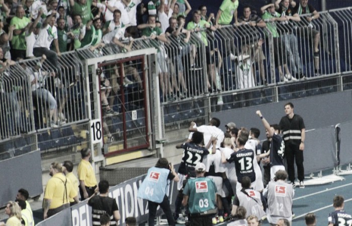 Il Wolfsburg scaccia la paura e resta in Bundesliga: Braunschweig battuto 0-1 anche al ritorno