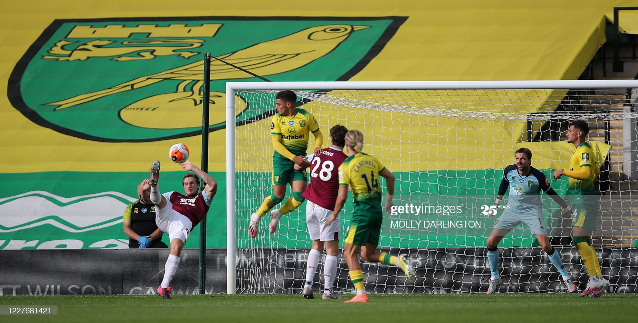 Norwich 0-2 Burnley: Nine-man Norwich slump to another defeat