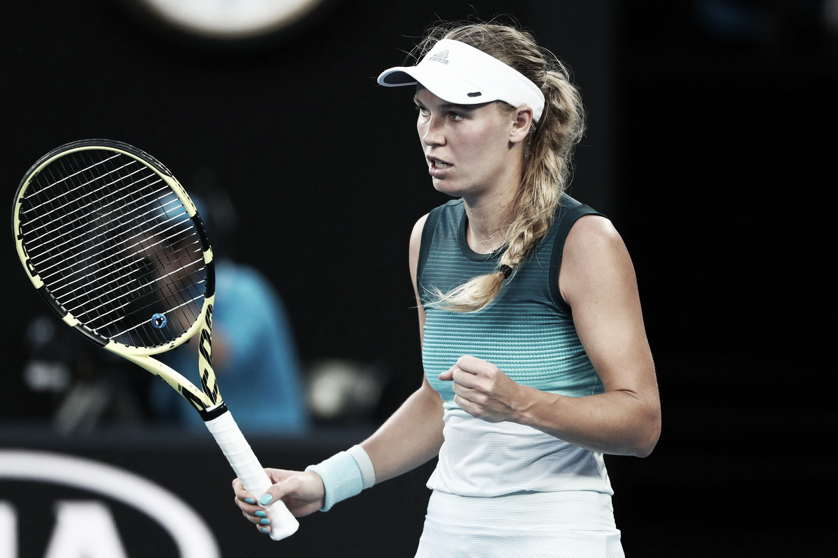 Wozniacki começa defesa de título do Australian Open com vitória segura sobre van Uytvanck