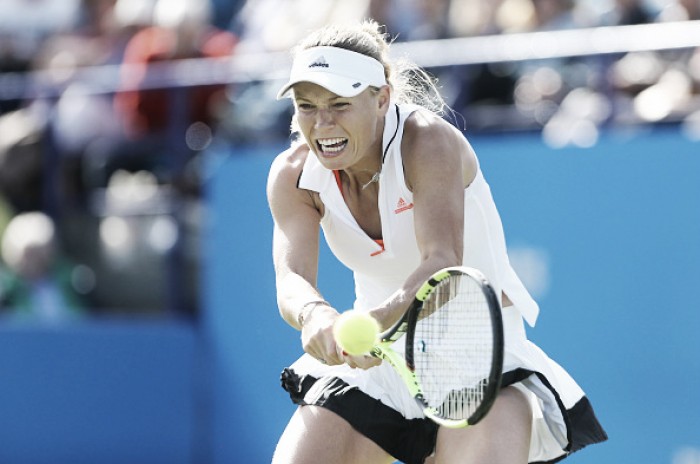 WTA Eastbourne: Caroline Wozniacki advances to fifth semifinal at Devonshire Park