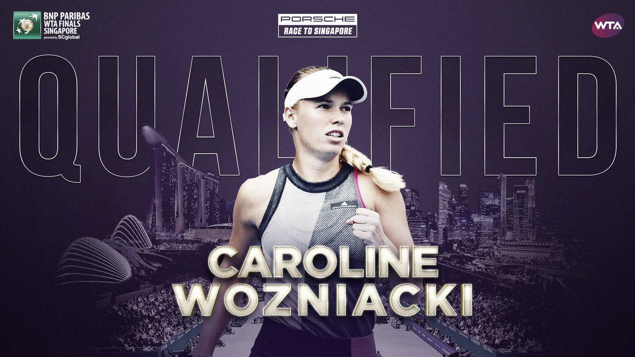 Caroline Wozniacki qualifies for WTA Finals