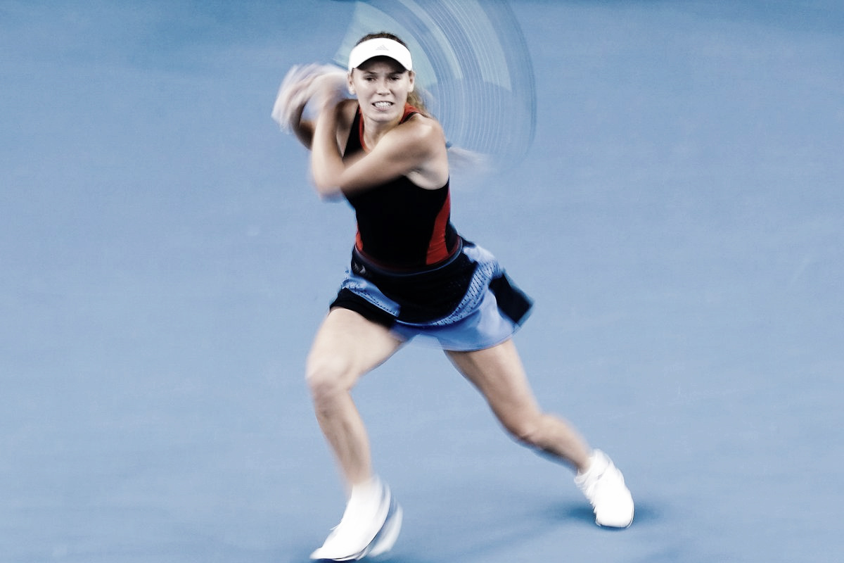 Wozniacki
faz boa partida e elimina Kontaveit rumo às quartas do China Open