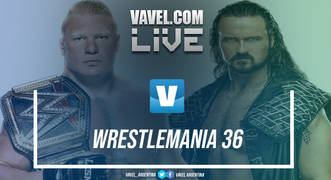 WWE Wrestlemania 36 EN VIVO, minuto a minuto