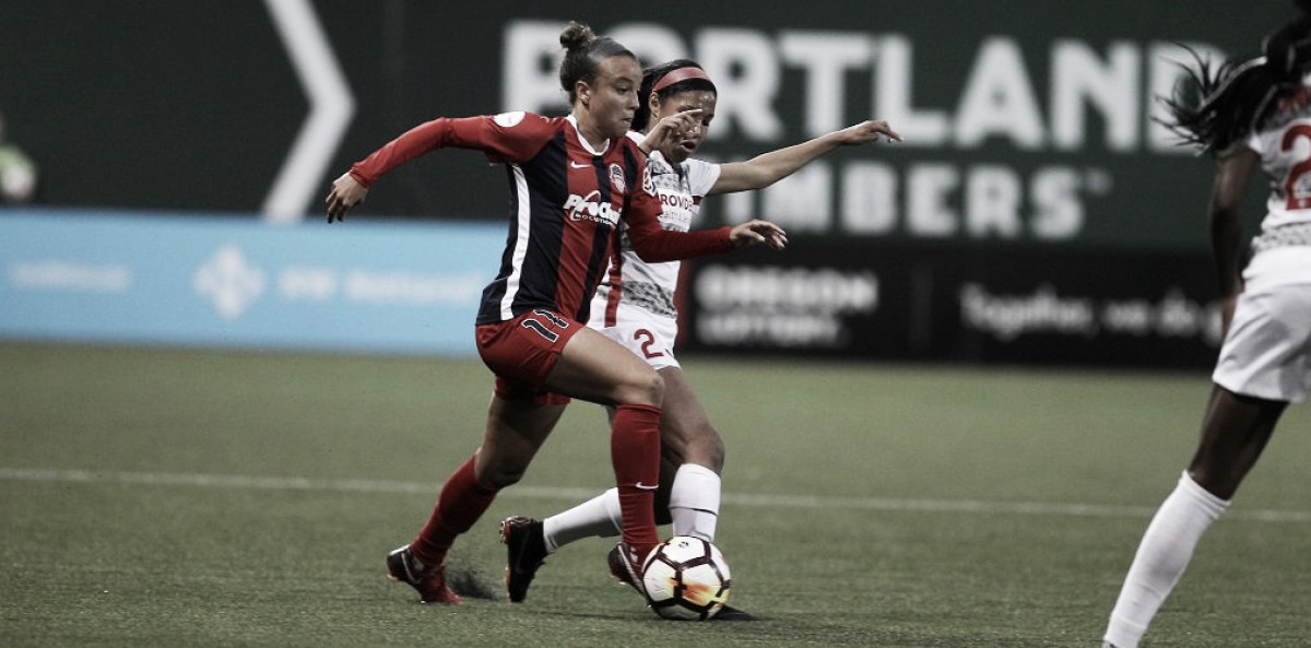 A hard fought battle ends in a draw for the Portland Thorns and the Washington Spirit