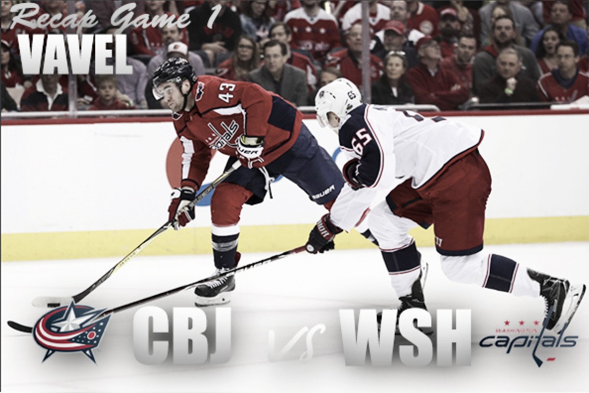 Columbus Blue Jackets complete comeback to take Game 1 over the Washington Capitals