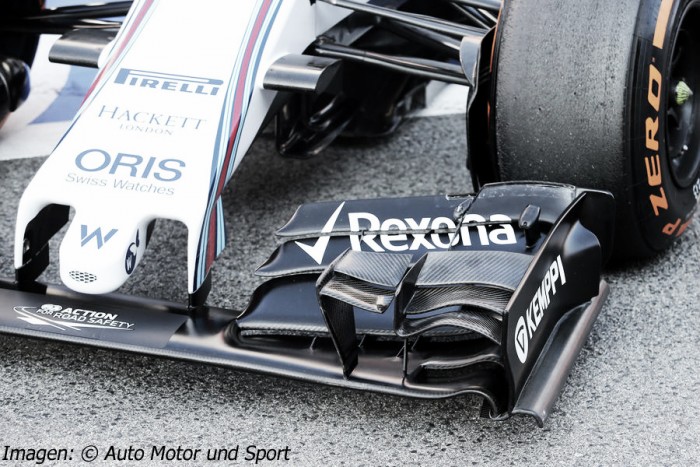 El alerón nuevo de Williams pasa los "crash-test"