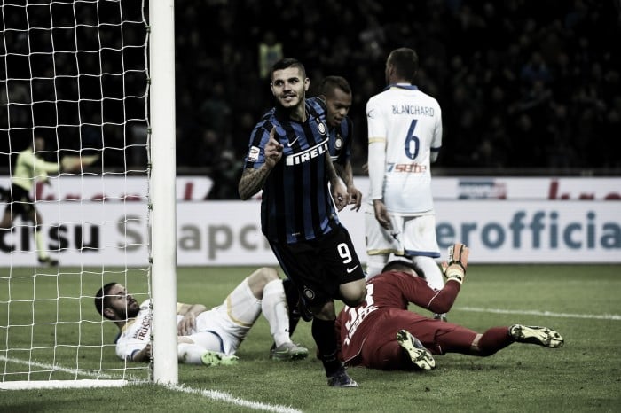 Risultato finale Frosinone - Inter in Serie A 2016 (0-1): Frosinone sfortunato, all'Inter basta Icardi