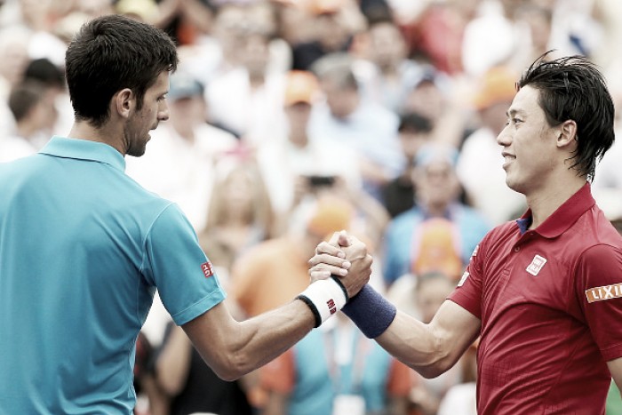 Novak Djokovic x Kei Nishikori no Masters 1000 de Madri 2016 (2-0) Novak Djokovic x Kei Nishikori no Masters 1000 de Madri 2016 (2-0)