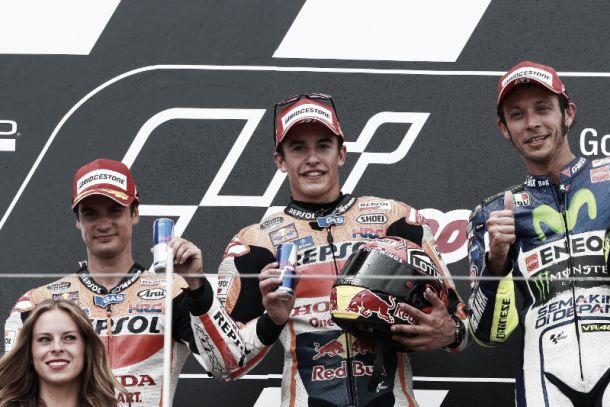 MotoGP, Sachsenring: le parole di Márquez, Pedrosa e Rossi a fine gara