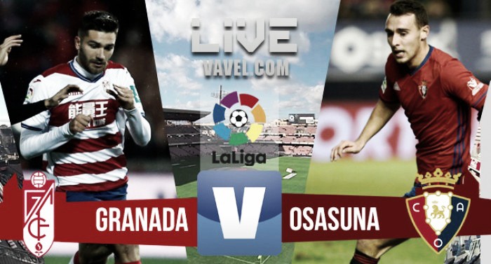 Resumen Granada 1-1 Osasuna en La Liga 2017