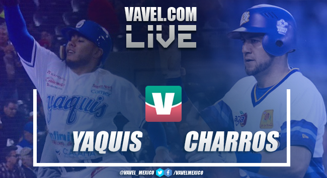Resultado y carreras del Yaquis de Obregón 4-6 Charros de Jalisco en Juego 2 Final LMP 2019 Resultado y carreras del Yaquis de Obregón 4-6 Charros de Jalisco en Juego 2 Final LMP 2019