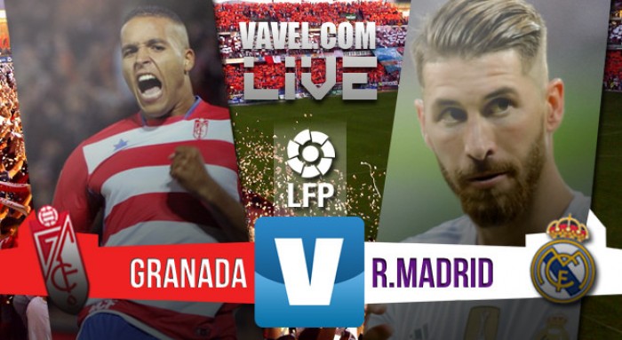 Resultado Granada x Real Madrid no Campeonato Espanhol 2015/16 (1-2)