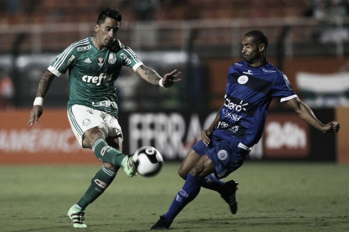 Palmeiras supera erros e arranca empate do São Bento com gol no fim