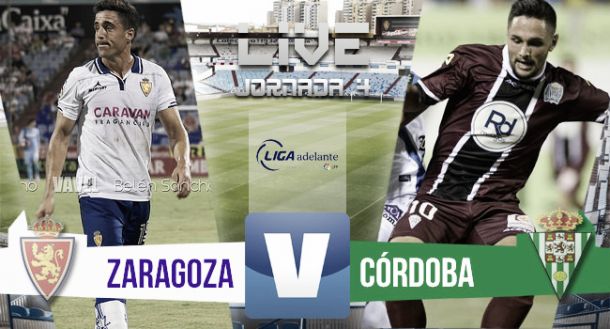 Resultado Real Zaragoza - Córdoba CF en la Liga Adelante 2015 (0-1)