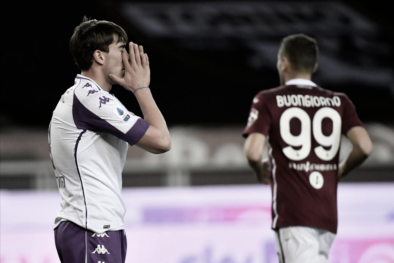 Com muita emoção, Torino e Fiorentina empatam em jogo de duas expulsões