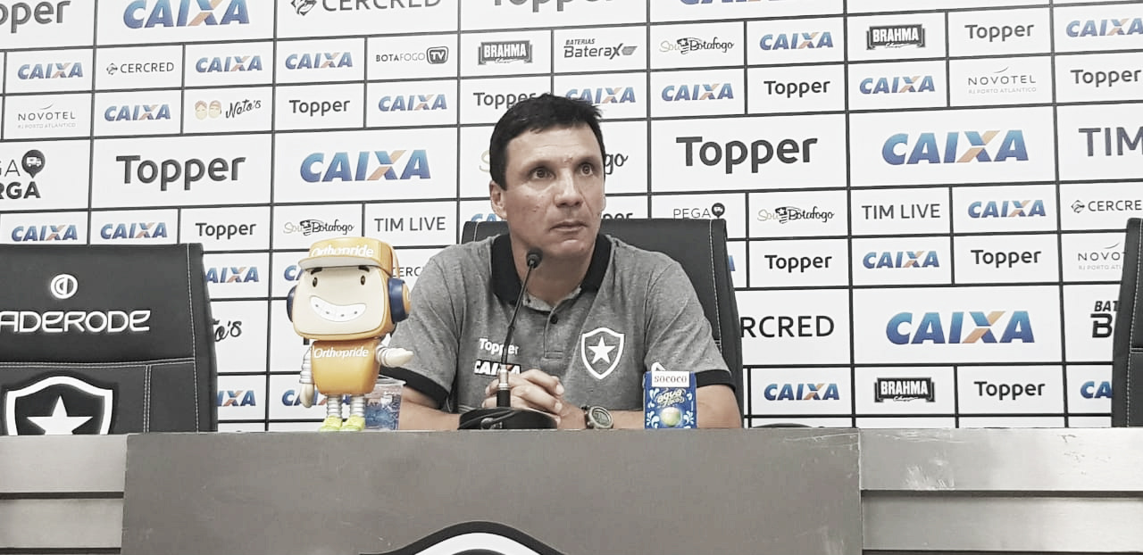 Zé Ricardo cita sentimento amargo com empate, mas vê Botafogo superior no clássico contra o Vasco Zé Ricardo cita sentimento amargo com empate, mas vê Botafogo superior no clássico contra o Vasco