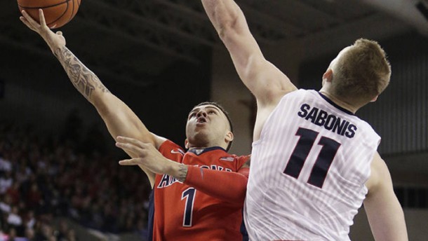 Arizona Wildcats Go On the Road, Defeat Favorited Gonzaga Bulldogs 68-63