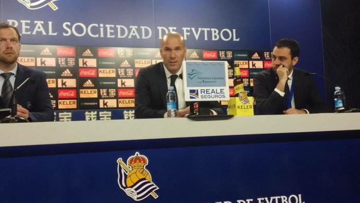 Zidane: "Estoy contento por el trabajo y por sumar"