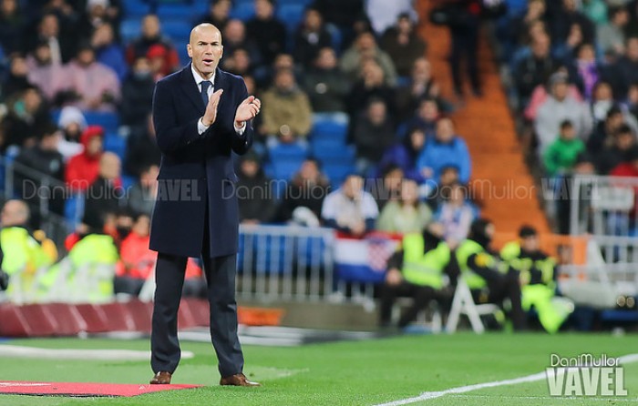 Zidane introduce hasta cuatro cambios en Vallecas