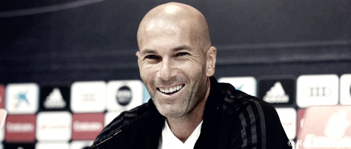 Zidane: "Son tres puntos importantes hoy y a ver si podemos recortar puntos con los demás"