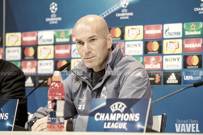 Zidane: "El vestuario está feliz"