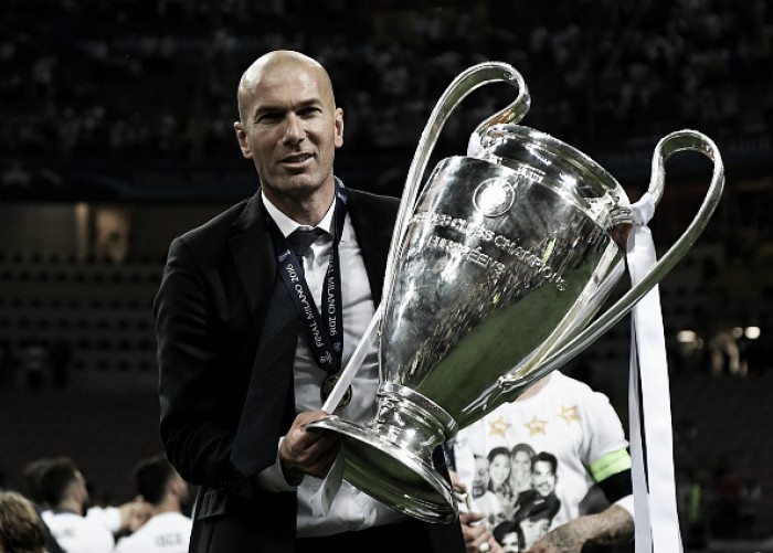 Zidane afirma estar orgulhoso por trabalho no Real Madrid: "Depois de tudo, conseguimos" Zidane afirma estar orgulhoso por trabalho no Real Madrid: "Depois de tudo, conseguimos"