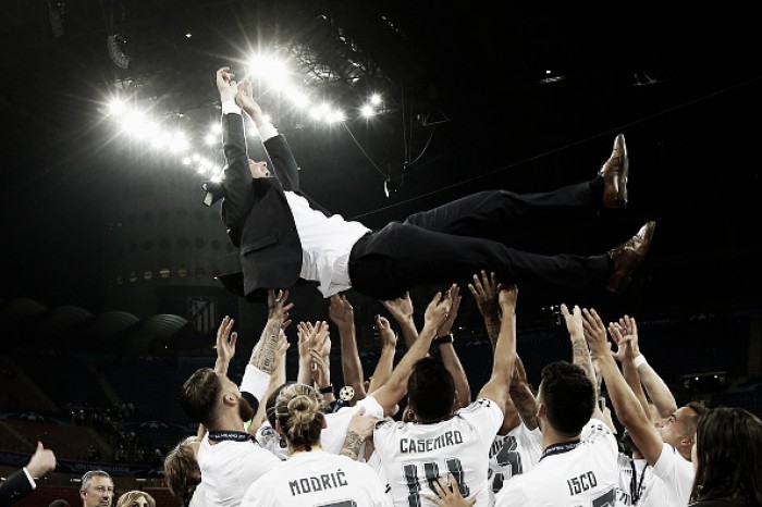 Zidane: "Com uma equipe fenomenal e um grande trabalho é possível conquistar tudo" Zidane: "Com uma equipe fenomenal e um grande trabalho é possível conquistar tudo"