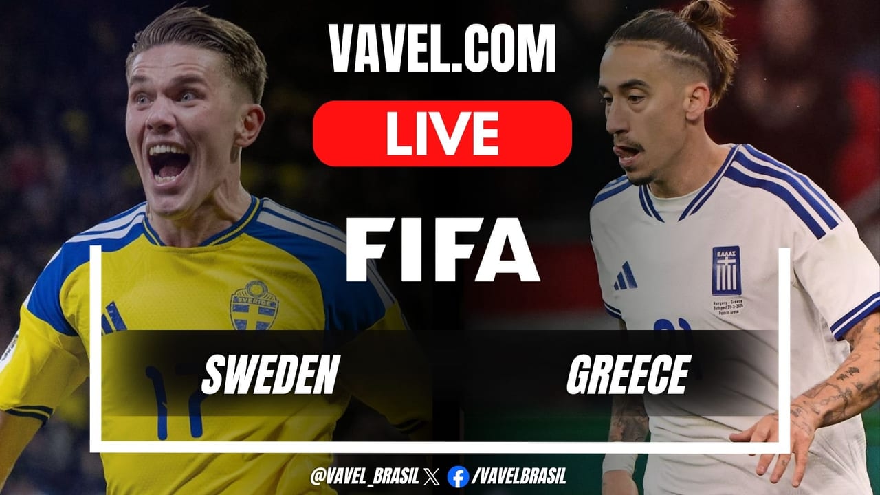Sweden vs Greece LIVE Score Updates: Greece hits bar (0-1)
