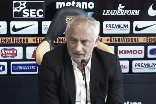 Hellas Verona, Mandorlini: "La Roma è alle spalle, il Genoa è diverso in tutto"