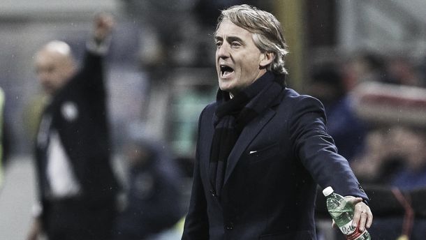 Inter, Mancini commenta il pari contro il Palermo: "Sfortunati sul corner e sul rosso"