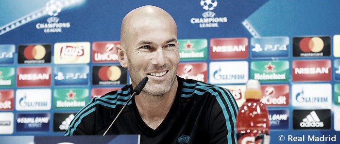 Zidane: "Puede ser que nos falte un 9"